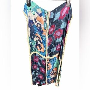 Vismaya Colorful Abstract Patchwork Infinity Scarf